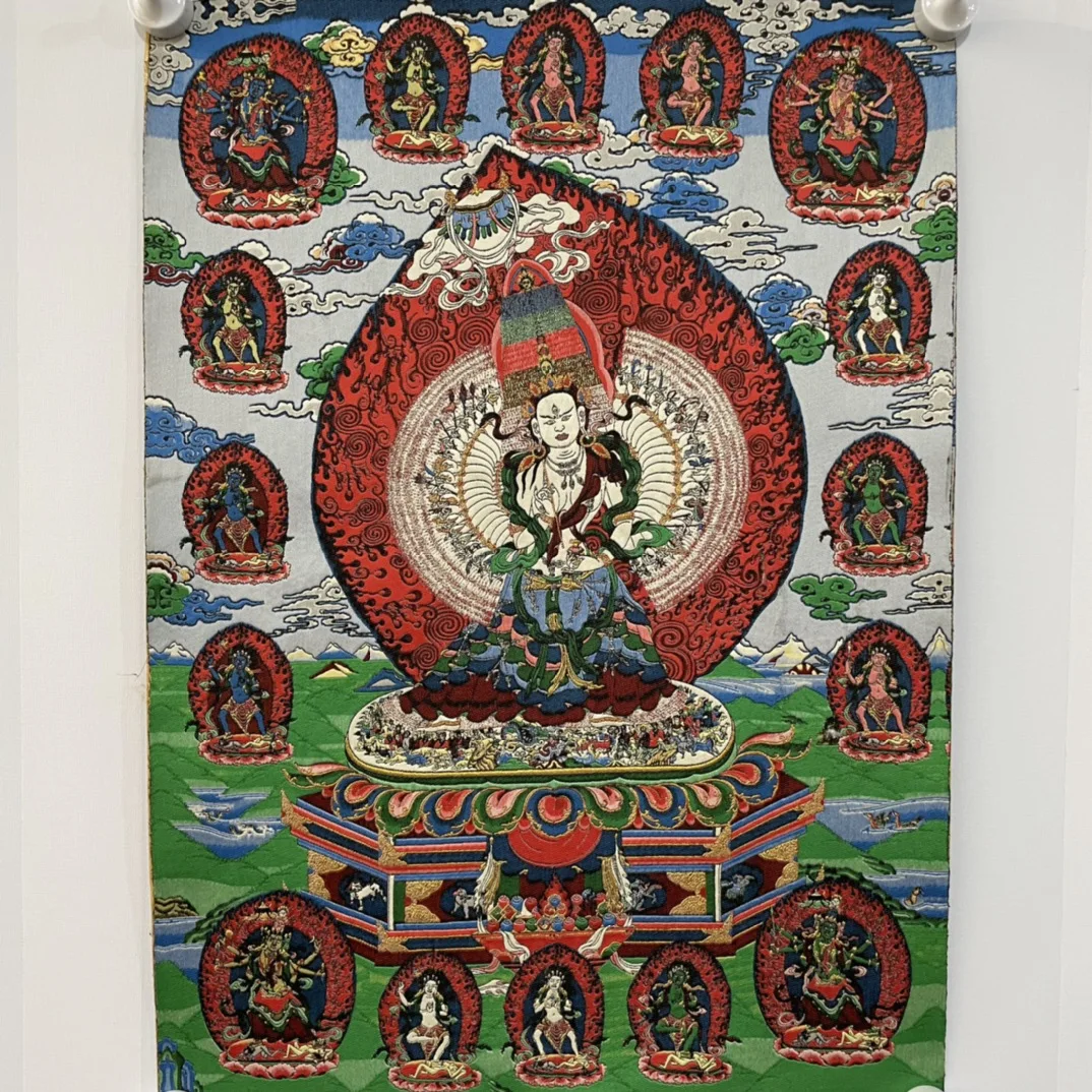 

Высокоточный телефон, телефон с тысячами ручками Guanyin, размер 42x60 см