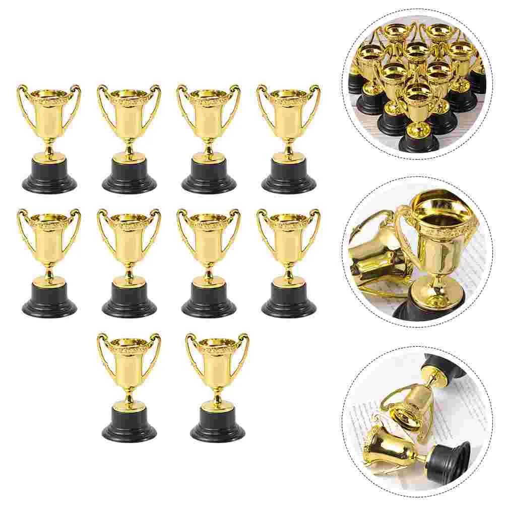 

10 Pcs First Place Winner Trophies Childrens Toys Tennis Trophy Children Toys Children's Trophy Small Trophy Parties Trophy