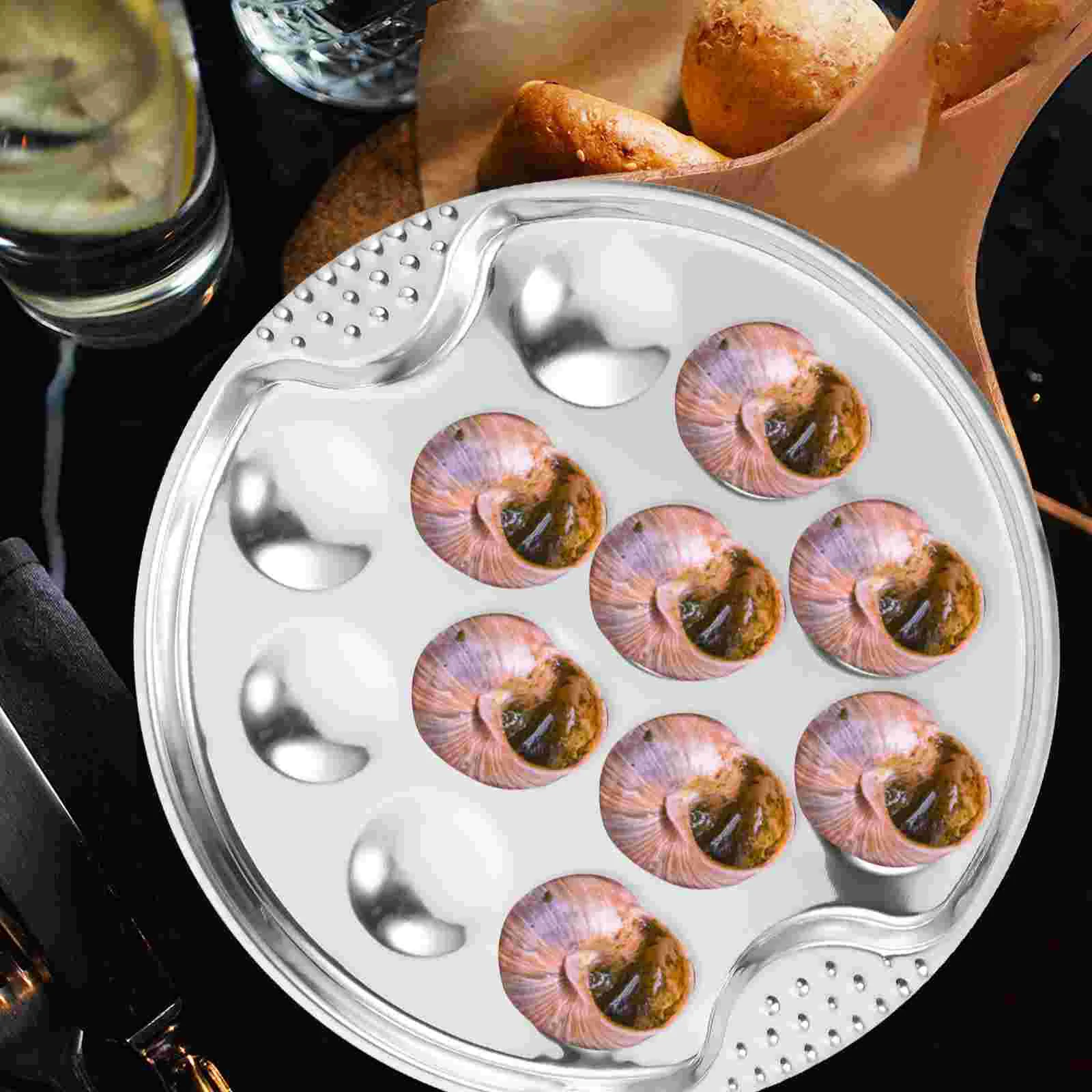 Сковорода-бройлер для духовки столовые приборы блюдо в виде улитки детская