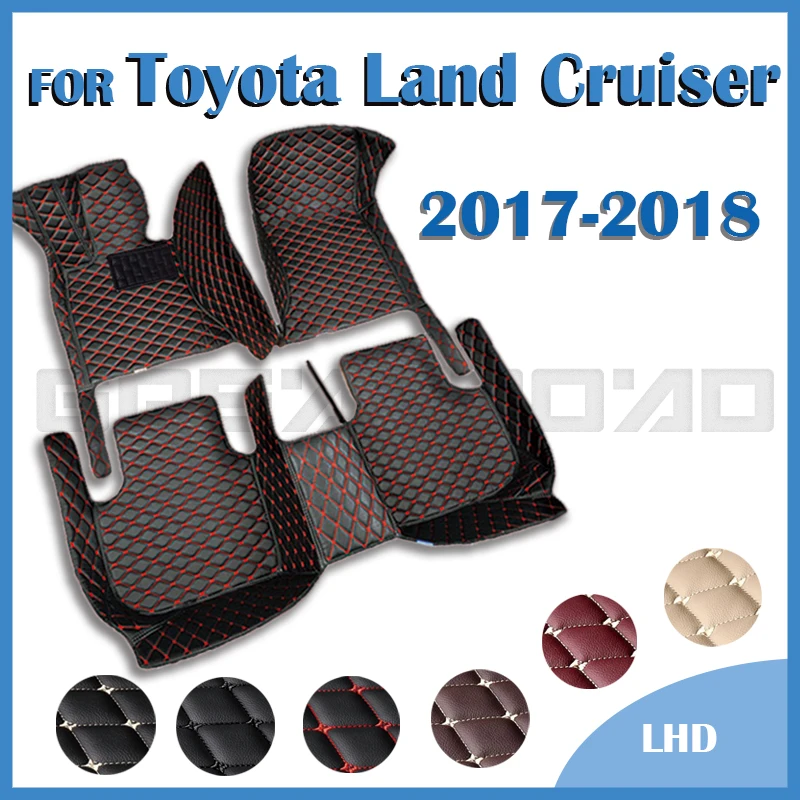 

Автомобильные коврики для Toyota Land Cruiser Seven сиденья 2017 2018 оригинальные автомобильные подкладки для ног автомобильный коврик чехол аксессуары для интерьера