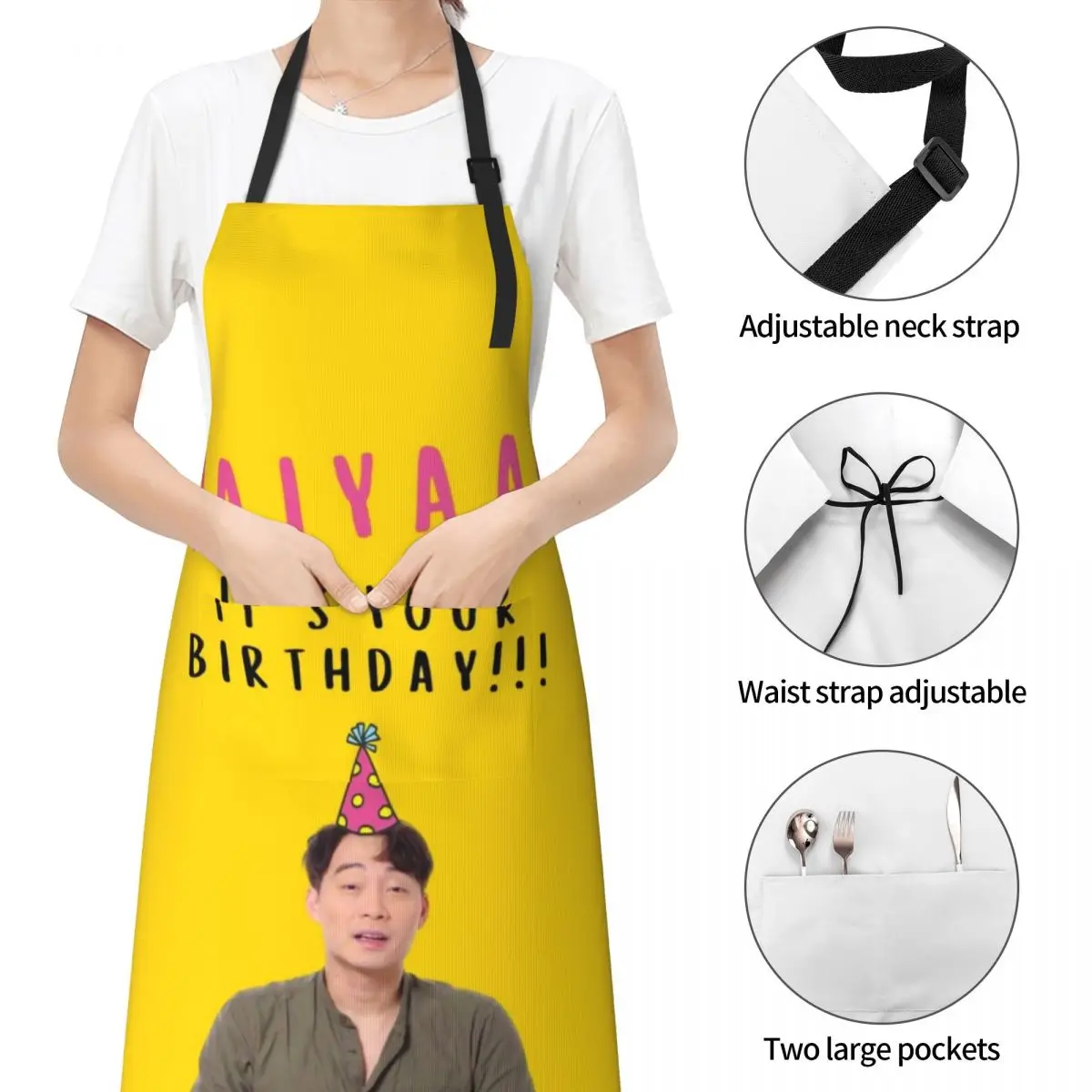 Фартук Haiyaa дядюшка Роджером с днем рождения фартук ивовые дни учителя японской