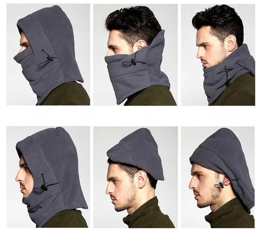 Winter Balaclava Outdoor Sports Camping Hiking Scarf Face Bandana Motorcycle Bicycle Ski Face Mask Windproof Thermal Head Cap