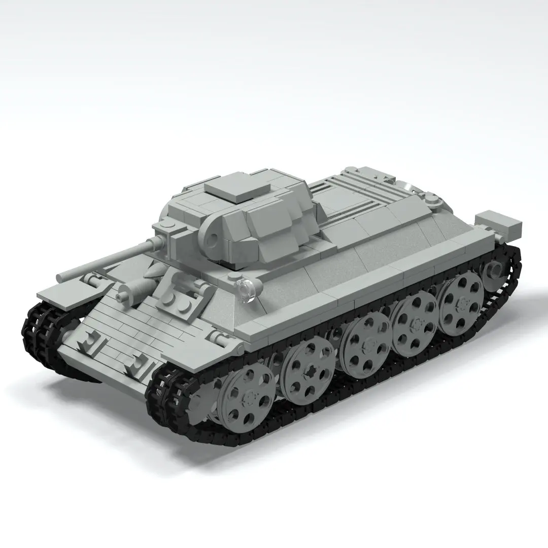 

ww2 Weapons MT Tank T34 76 Building Block model medium tank moc Brick Military Toys with 2 soldiers for Children Gifts
