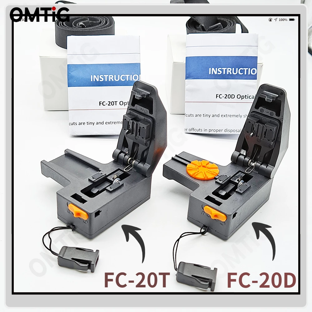 

Fiber Optical Cleaver FC-20D FC-20T Hand Tool FTTH Optical Fiber Cutter Tungsten Steel Sheet Tool Plastic Material Mini Cleaver