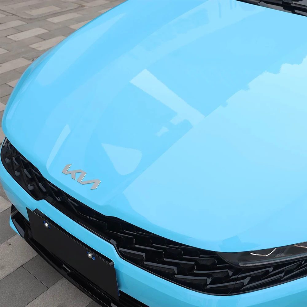 Глянцевая синяя пленка для упаковки автомобиля виниловая авто наклейка сделай