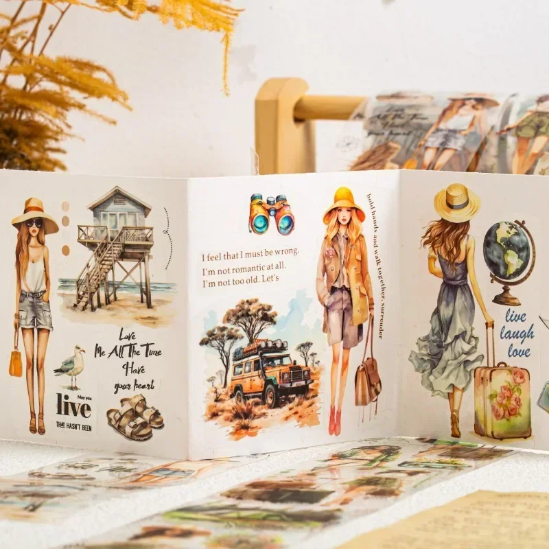 1 рулон 2 м лента типы для планирования путешествий материал наклейки на петлю