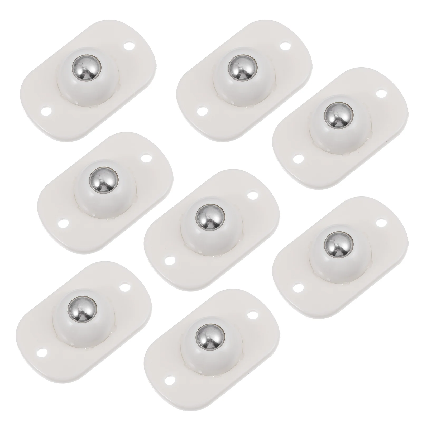 

8 Pcs Adhesive Universal Wheel Furniture Rollers Sticky Caster Storage Case Abs