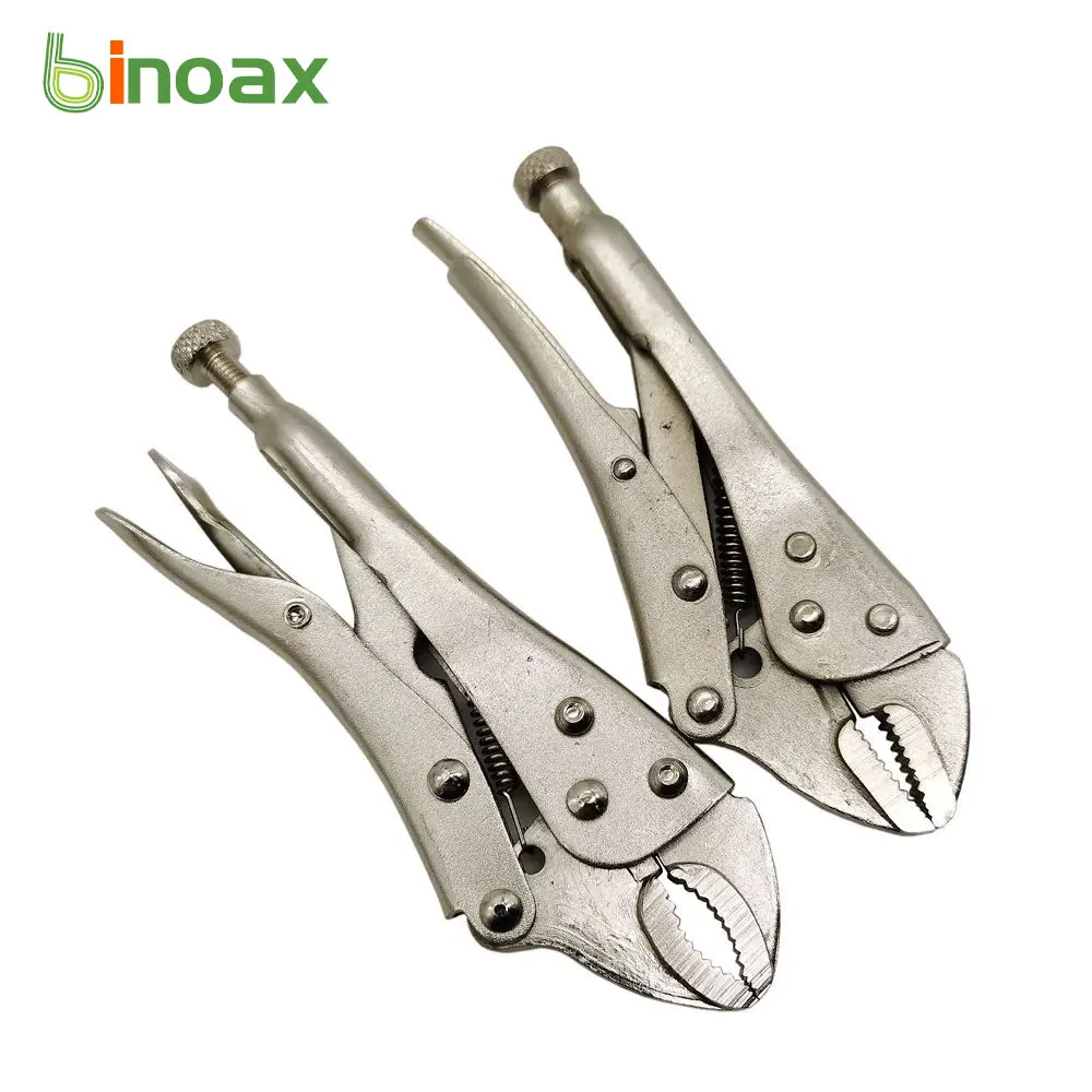 Binoax 1Pcs 5 inch Pro Straight Jaw Lock Locking Mole Plier 