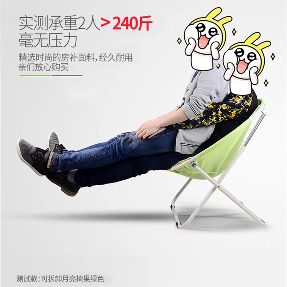 

Foldable Beach Chairs Camping Outdoor Furniture Stable X-Shaped Bracket Design Thickened Steel Pipe Strong Load-Bearing Capacity