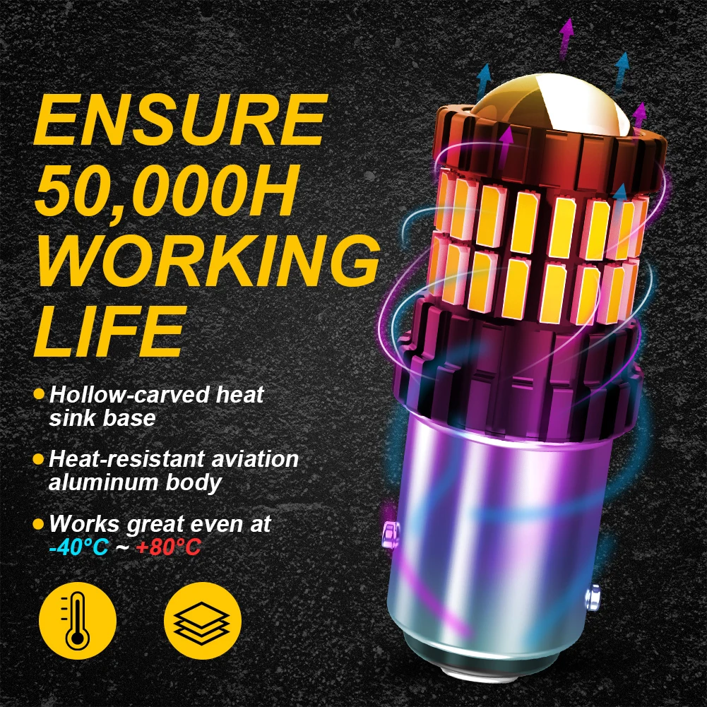 2 шт. фонари заднего хода для автомобиля 1157 лм