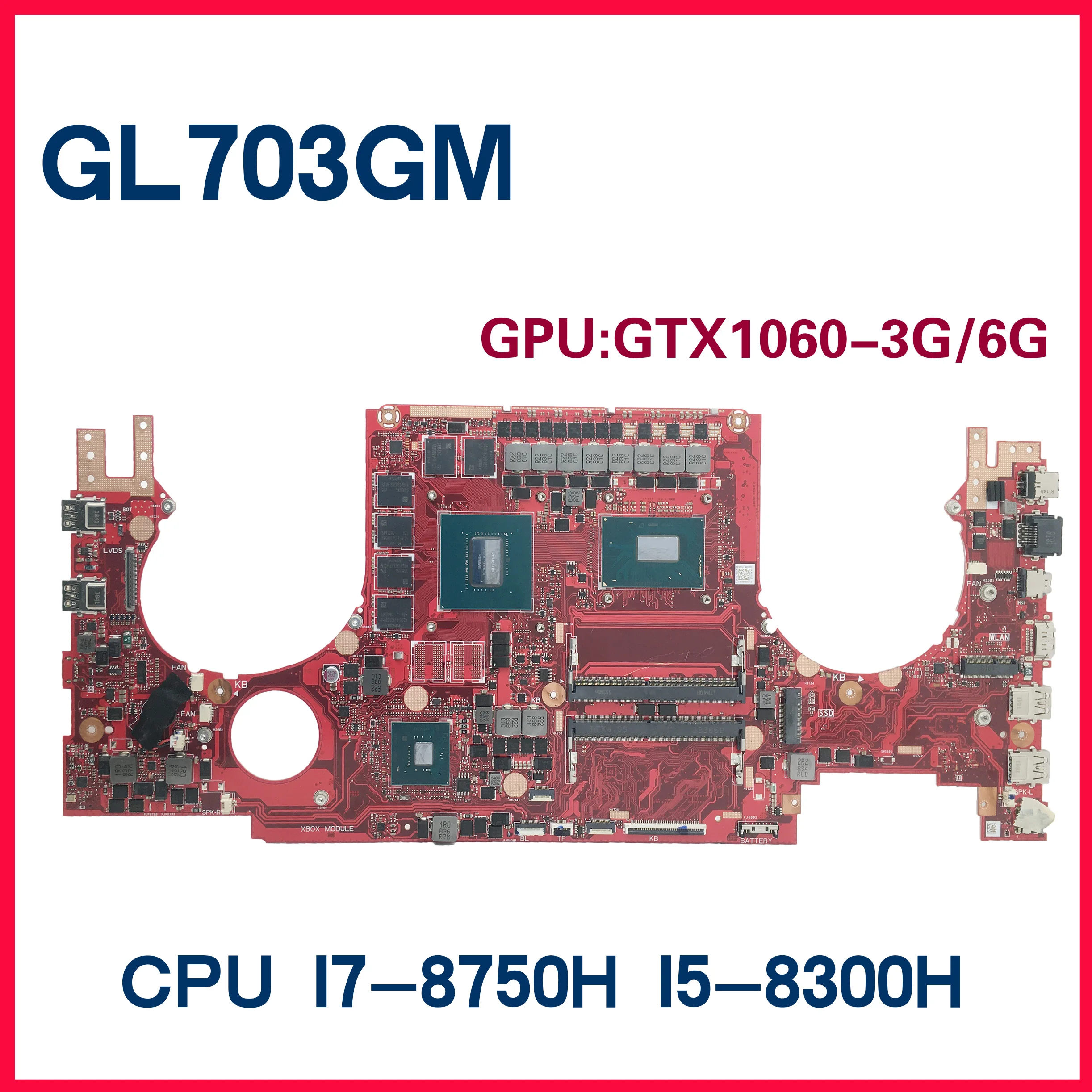 Рисунок 2 - Материнская плата Dinzi GL703GS