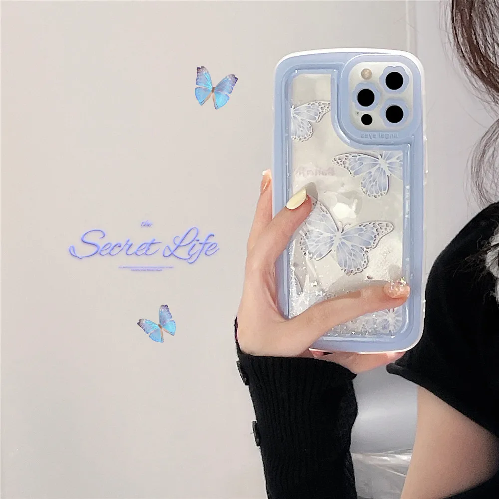 Блестящий динамический жидкий Мягкий силиконовый чехол для телефона iPhone 13 12 11 Pro