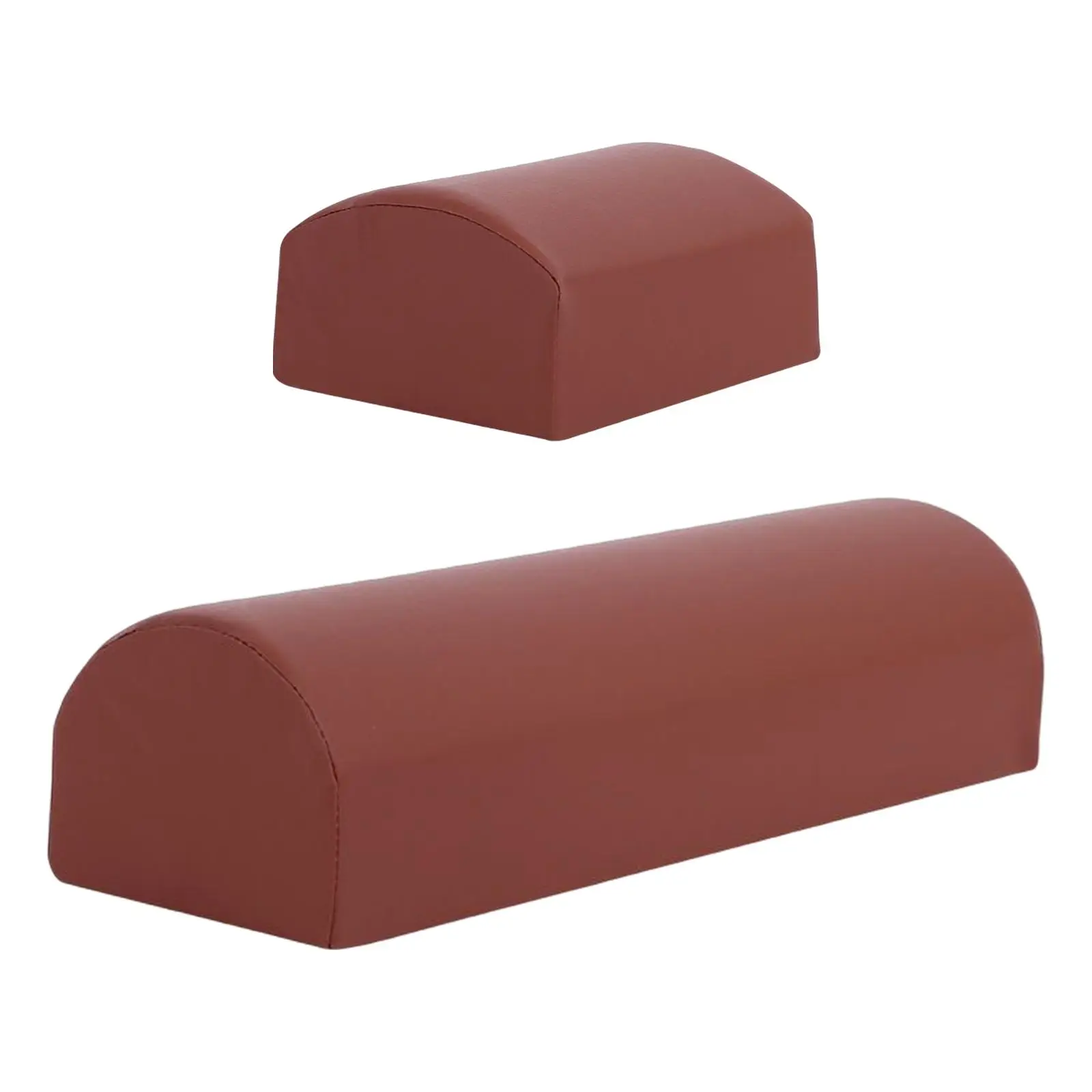 

Bolster , Half Moon , Sleeping Relieve Pain PU Leather Leg for Ankle Foot Lumbar Knees Rest