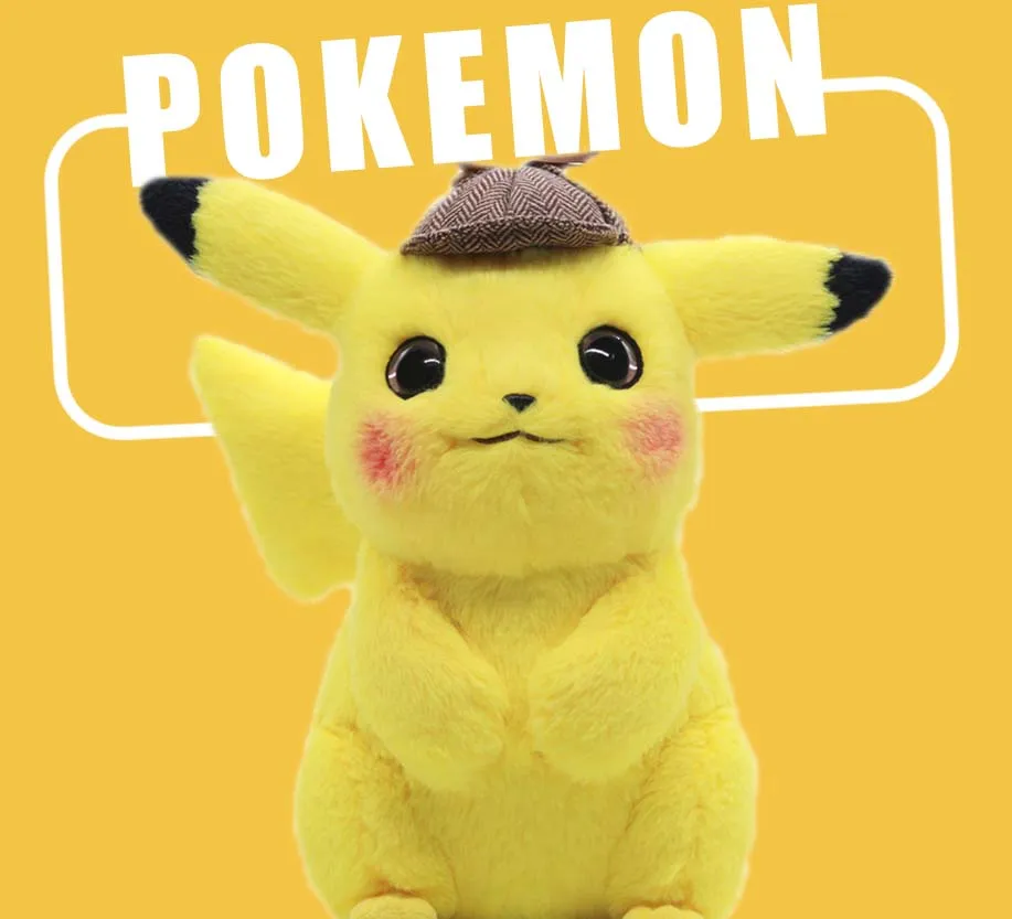 

Покемон брелок детектив Пикачу Плюшевая Кукла Фильм аниме плюшевая кавайная Покемон подарок на день рождения Рождество Детские игрушки