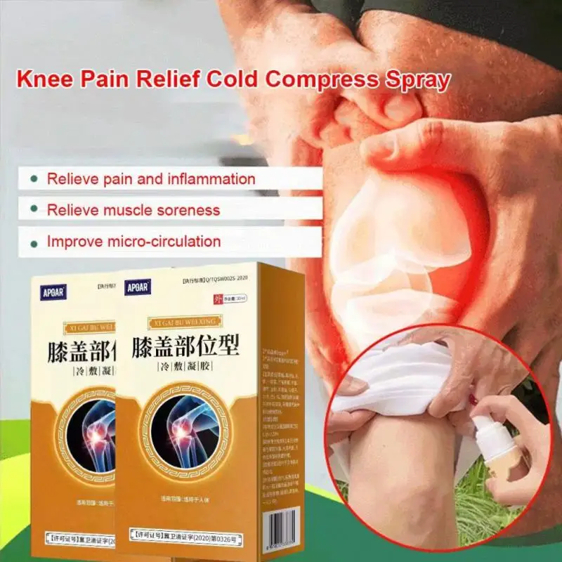 

Спрей для снятия боли в суставах колена, 30 мл