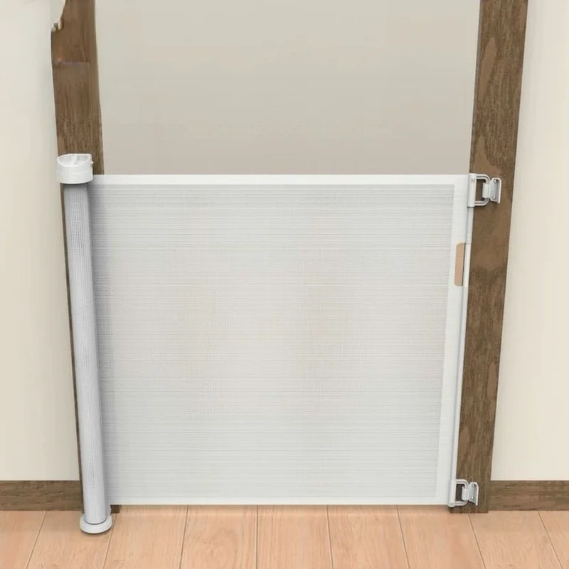 

baby retractable gate kids safety barrier children stair gate dog gate