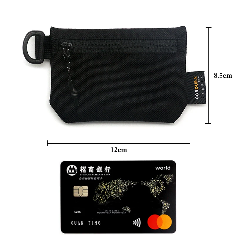 Super Thin Cordura YKK Zipper Wallet For Men Nylon Convenience Coins Bag Fashion Student Youth Leisure Bag ID Card Wallet images - 6