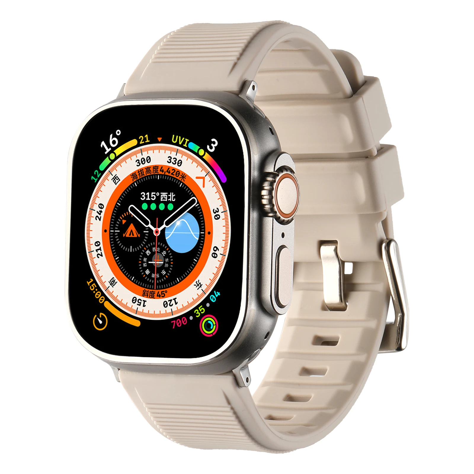 

Ремешок силиконовый для Apple Watch Band 49 мм 44 мм 45 мм 40 мм 41 мм 42 мм 38 мм 45 мм, браслет correa для iwatch Ultra series 8 se 3 4 5 6 7