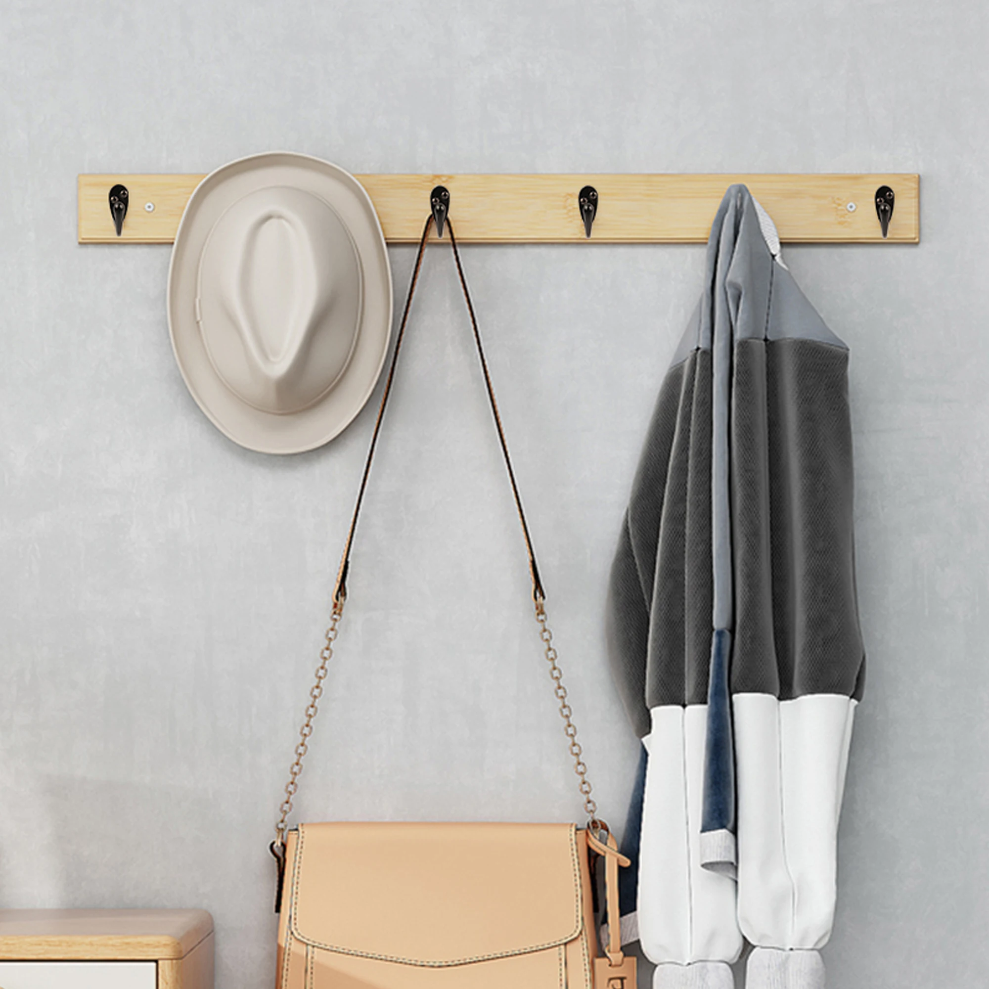 Настенный крючок для одежды 1 шт. халата мебели из нержавеющей стали дома вешалка