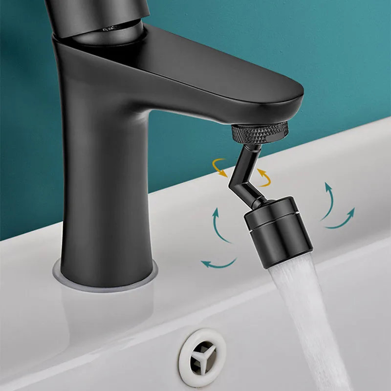 

720°Universal Kitchen Faucet Anti-splash Aerator Bathroom Tap Rotatable Faucet Sprayer Saving Water Tap Nozzle Extender Adapter