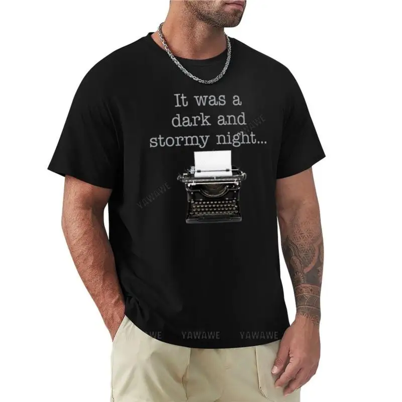 

Новая Черная Мужская футболка темная и штормовая ночь, Забавные футболки, короткая футболка, футболки для мужчин