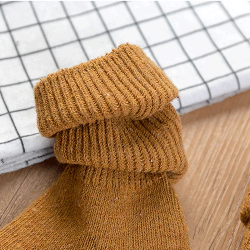 Зимние Женские однотонные теплые носки ультратолстые женские домашние