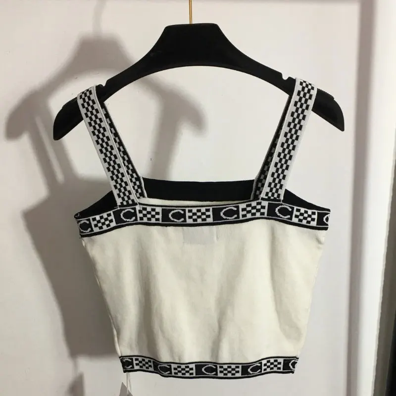 

White Sports Sweet and Spicy Small Vest Suspender Female With Chest Pad Inside Take Leggings Summer Outside Wear Sleeveless Top