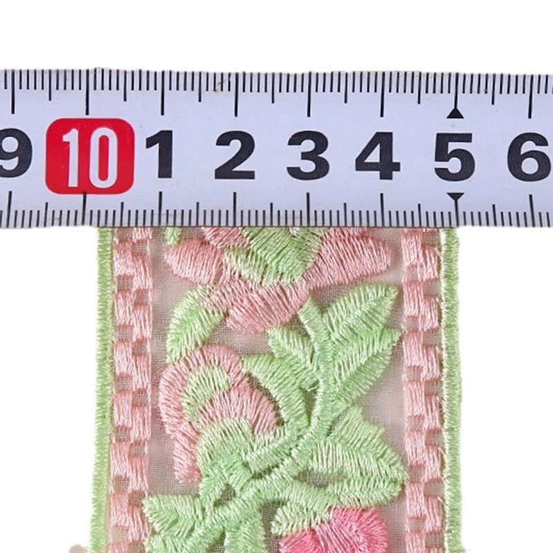 30 ярдов высококачественный дизайн цветочный полиэстер искусственное кружево