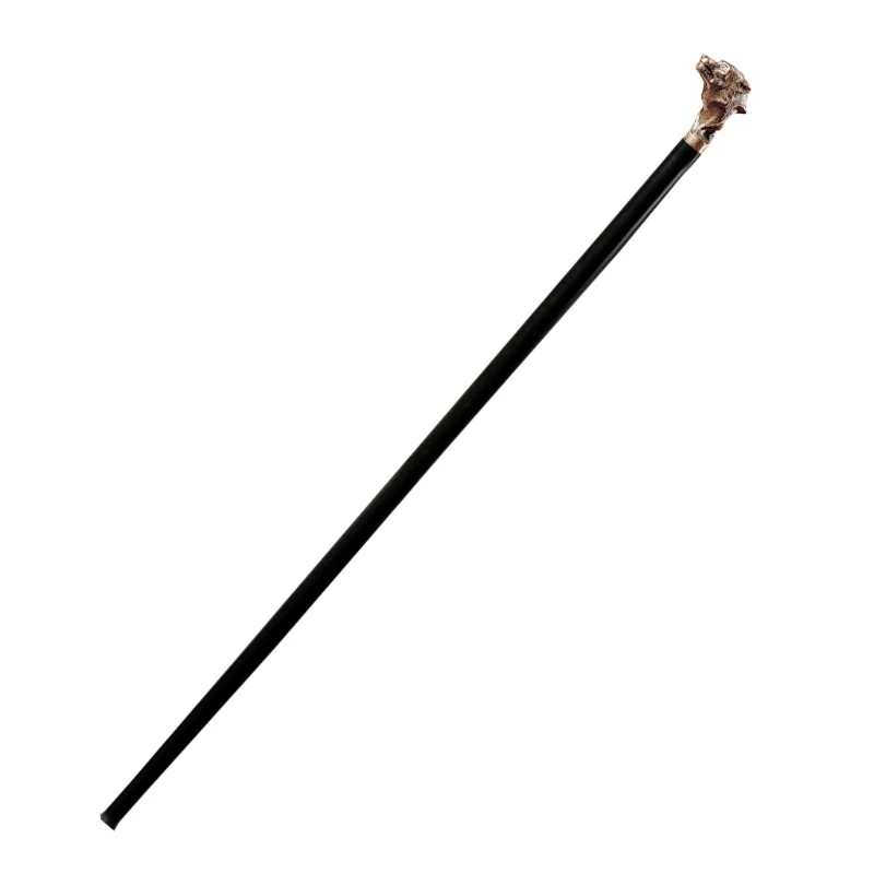 

Wolf Head Walking Walking Cane Gift for Men Women Costume Accessory