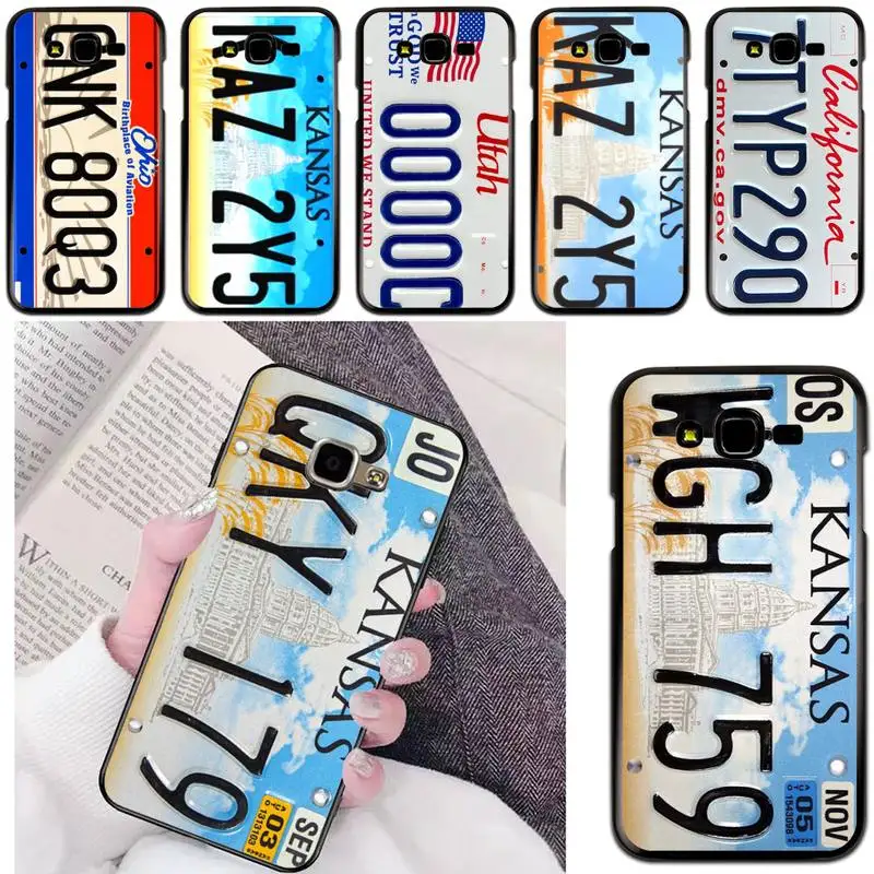 

U.S. Utah KANSAS City License Phone Case For Samsung Galaxy A51 A50 A71 A21s A31 A41 A10 A20 A70 A30 A22 A02s A03S Cover Coque