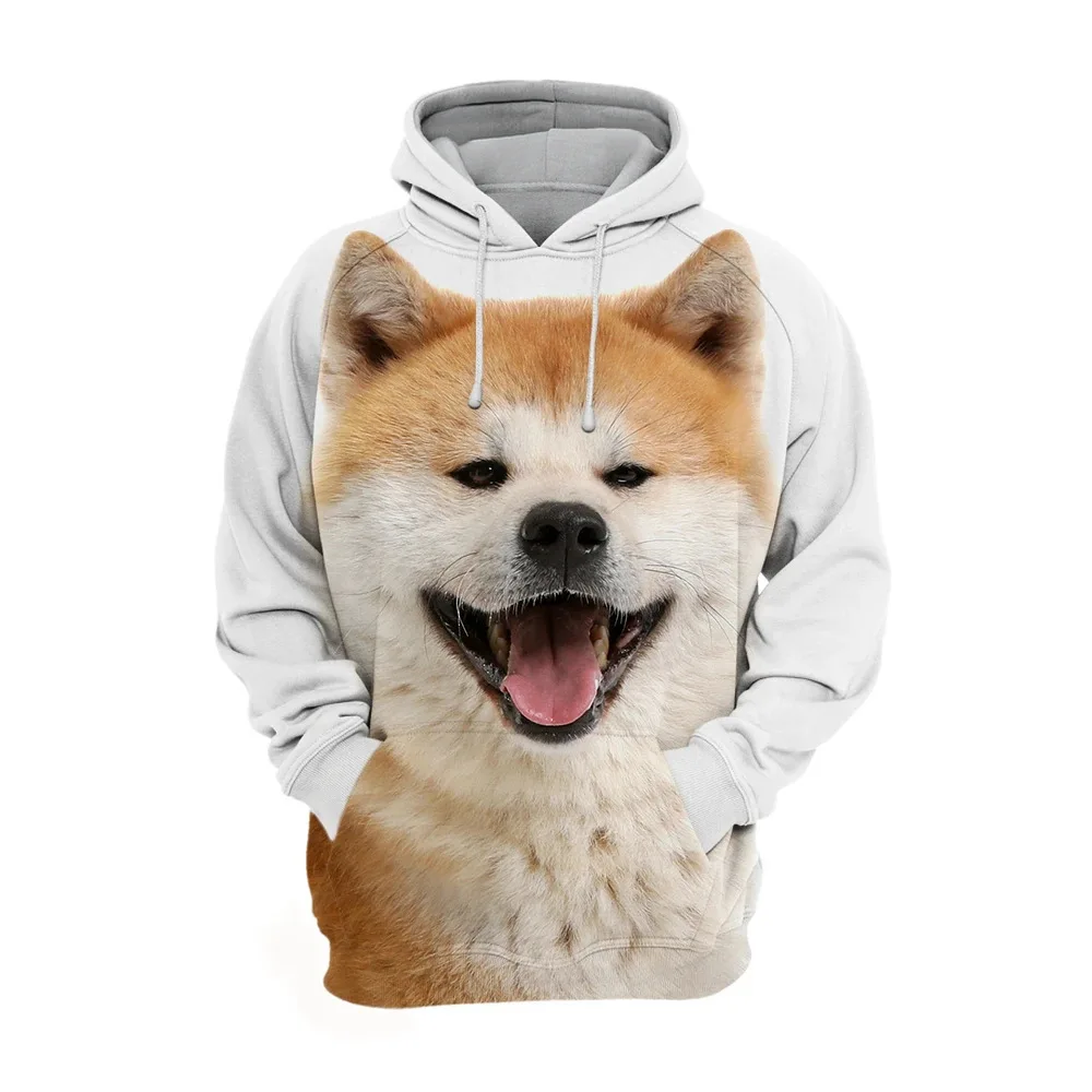 

Autumn New Chaigou Expression Hoodies 3D Printed Cute Dog Collection Pullover Men Women Street Couple Clothing kids Sportswear