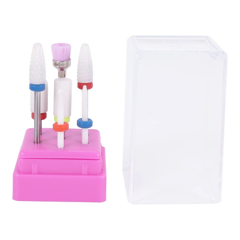 

Набор из 7 керамических Алмазных фрез для ногтей, машинка для маникюра, аксессуары для ногтей, электрическая пилка для ногтей, инструмент дл...