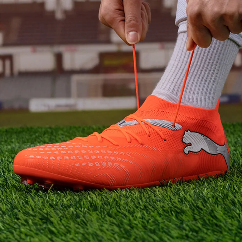 Фото Футбольные кроссовки Puma для мужчин и женщин - износостойкая обувь для фитнеса 108904-01 №4