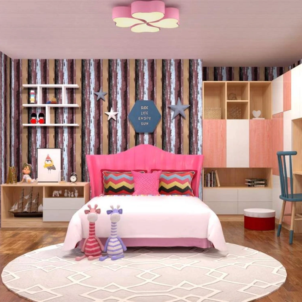 

Vintage Multicolor Striped Wallpaper Peel and Stick Wallpaper Self Adhesive Wallpaper Room Decor Vinyl 3d Wallpaper