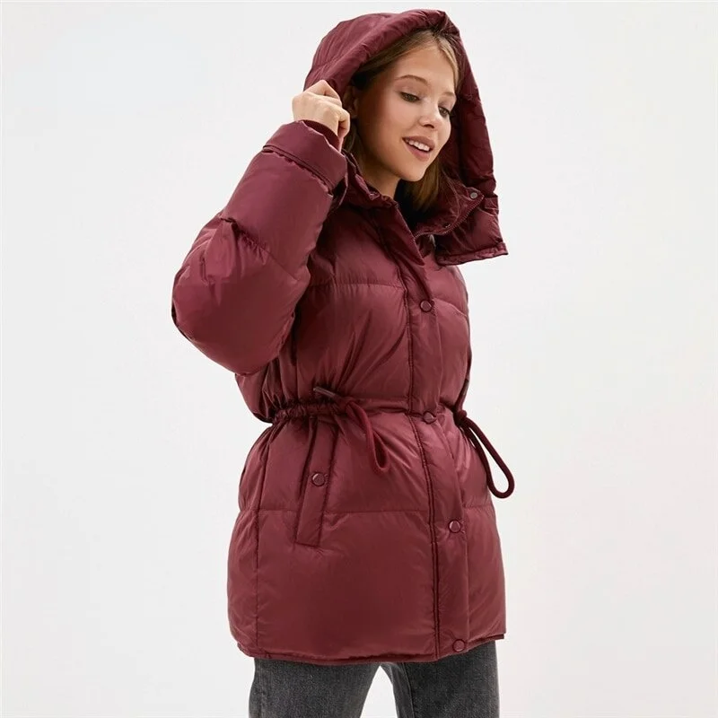 

FAKUNTN 2021 donna giacche da piumini легкие da donna cappotto da donna corto Casual e alla moda