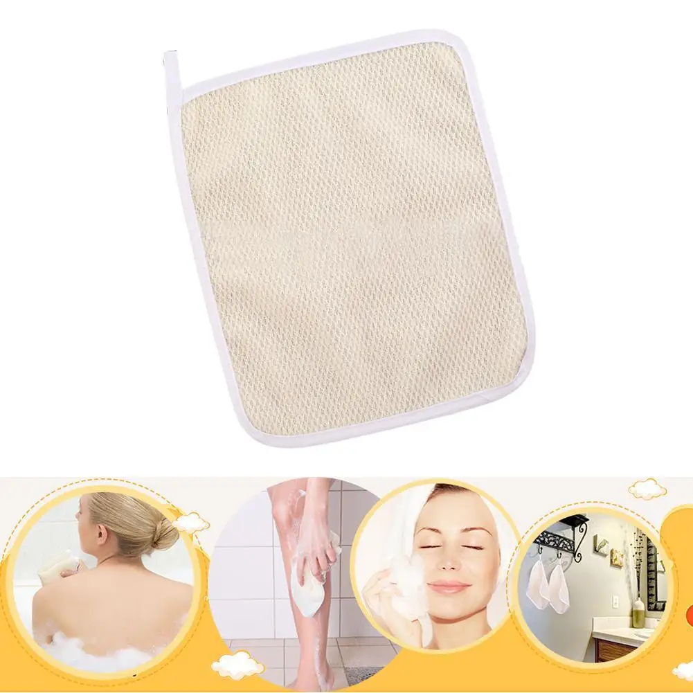 

Facial Bath Cloth Towel Exfoliating Face Body Wash Cloths Towel Soft Weave Bath Massage Cloth Scrub Women Man Two Sides Clean