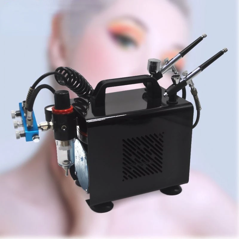 Airbrush supplies for multi purpose such as body paint with airbrush pen and auto stop function air compressor
