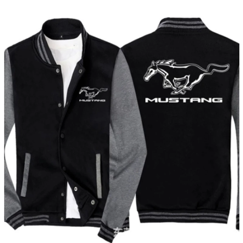 

Supernatural Men Baseball Jacket for Mustang Mens Sportswear Casual Sweatshirt Hip Hop Harajuku Unisex Baseball uniform