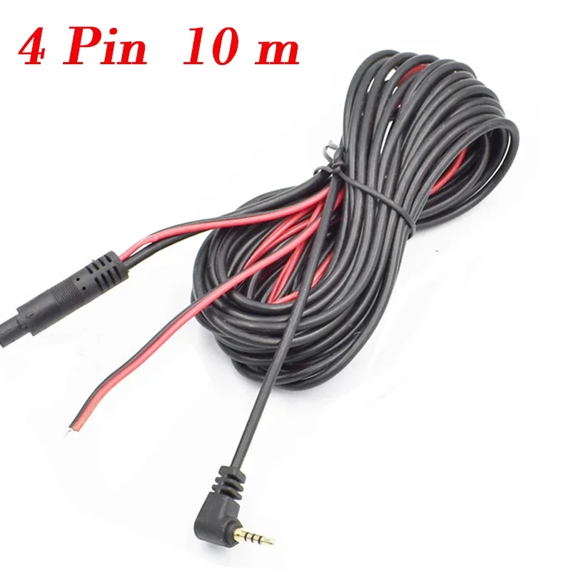 

4-контактный удлинительный кабель 6/10/15 метров для зеркальной видеорегистратора, камера заднего вида, автомобильный рекордер, автомобильные аксессуары, инструменты