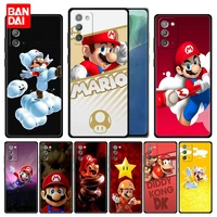 cover case for samsung galaxy note 20 10 9 8 s21 s20 fe plus ultra lite 4g 5g shockproof coque casing super mario characters