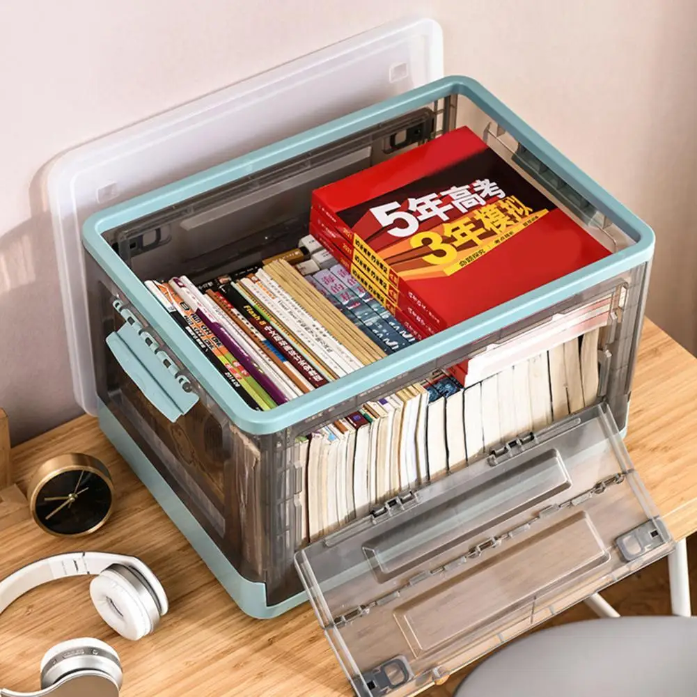

Clothes Container Excellent Toy Clothes Organizer Bin Space-saving Detachable Wheels Organizer Box