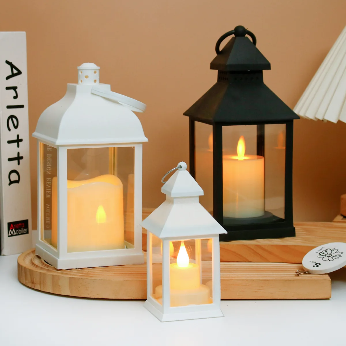 2 шт. скандинавские винтажные лампы-свечи