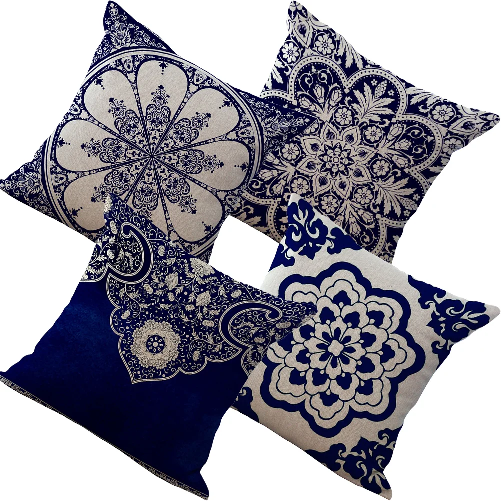 

4pcs Cotton Linen Pillow Cases Pillow Covers Pillow Cases Home Pillowcase Home Decor Pillow Case Pillow Cases for Home