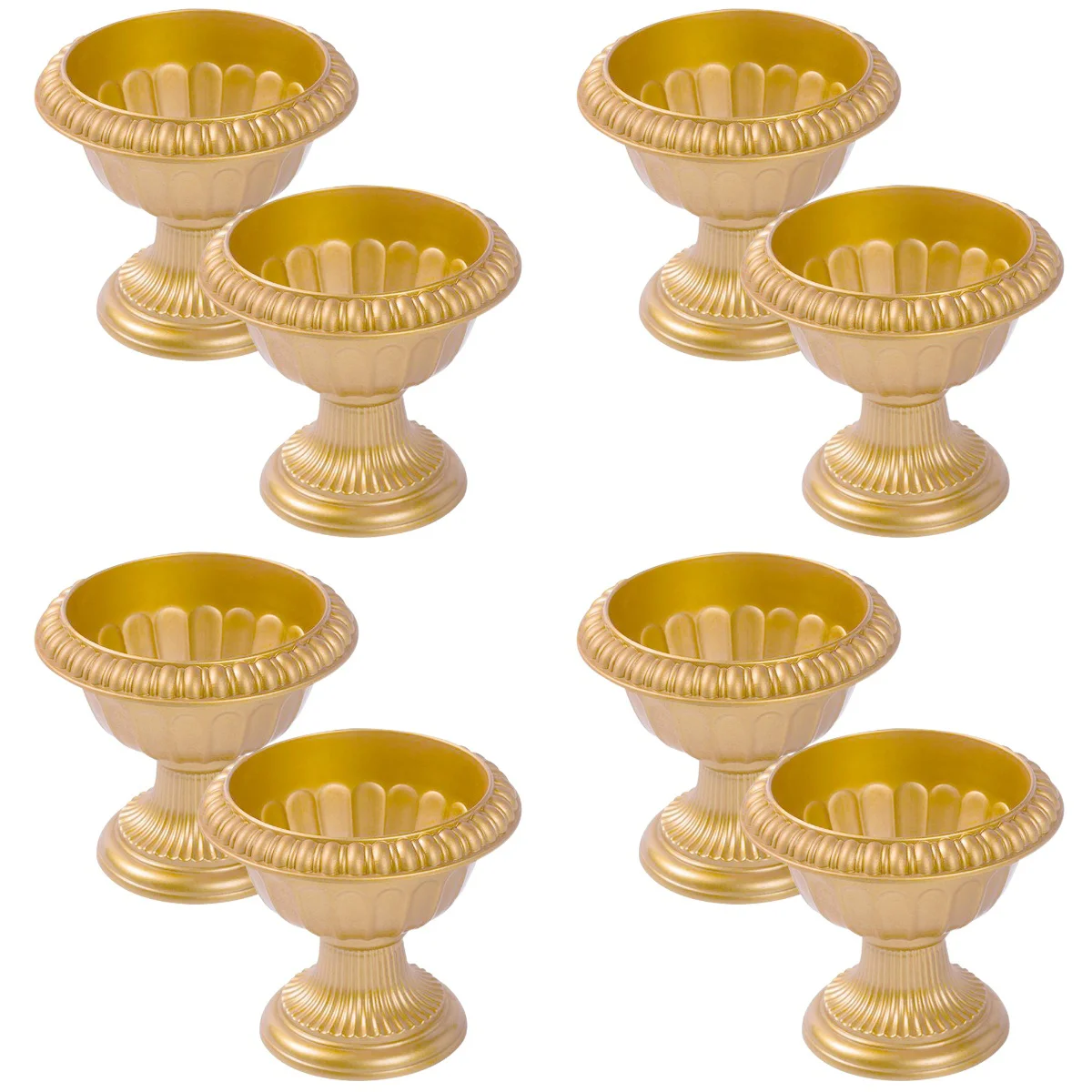 

8 pcs European Style Flower Pot Road Guide Flowerpot Wedding Pillar Flowerpot