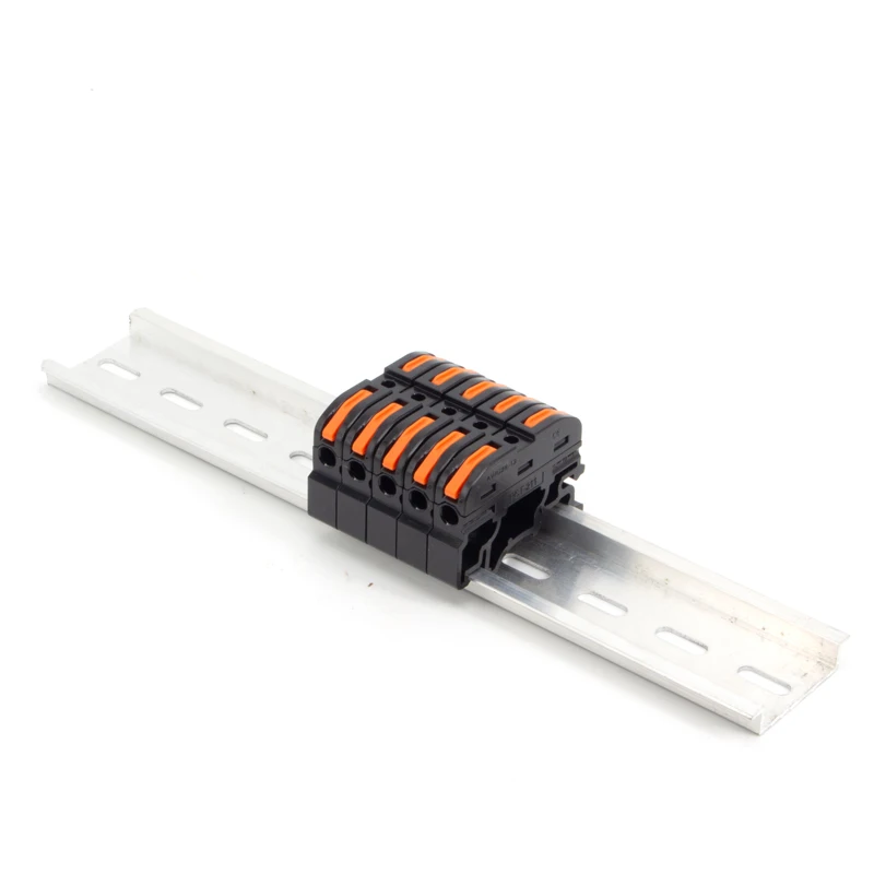 1Pcs Aluminium Din Rail Thickness 1.5mm NS35 Material 35mm Universal Type for Terminal Block UKK C45 Fast Connector UK PT ST |