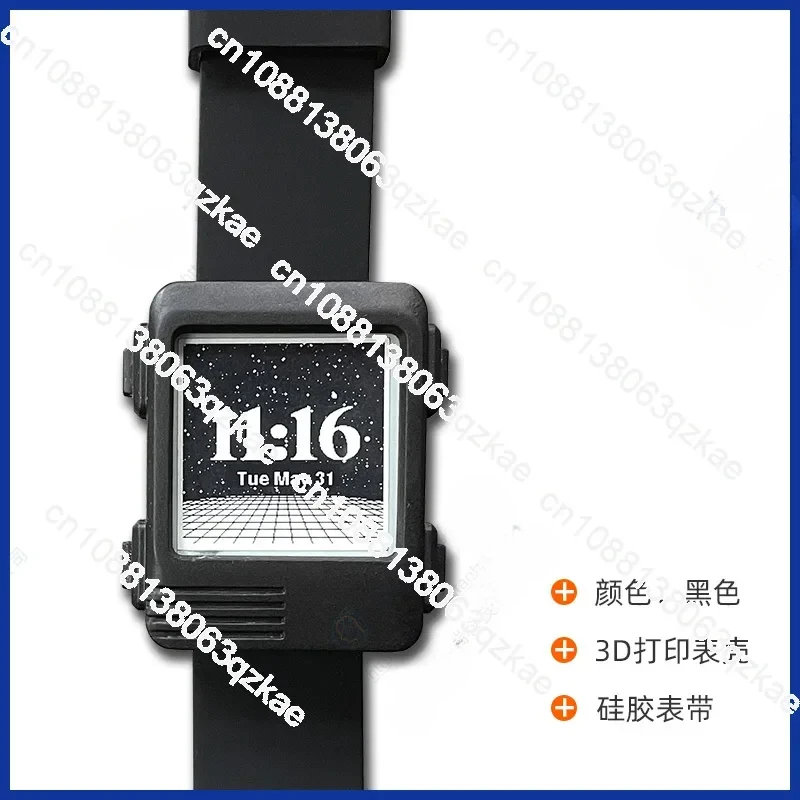Программируемые часы ESP32 с чернильным экраном Arduino электронный умный браслет