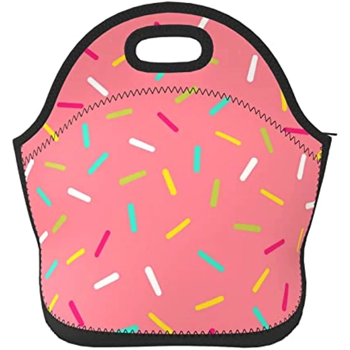 

Неопреновые сумки для ланча, изолированный милый Ланч-бокс, многоразовая водонепроницаемая сумка-холодильник для работы, школы, пикника-Пончики