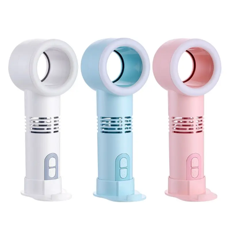 

Bladeless Small Handheld Fan Air Cooler, Portable Rechargeable Breeze Quiet Fan With For Home Dormitor N0PF