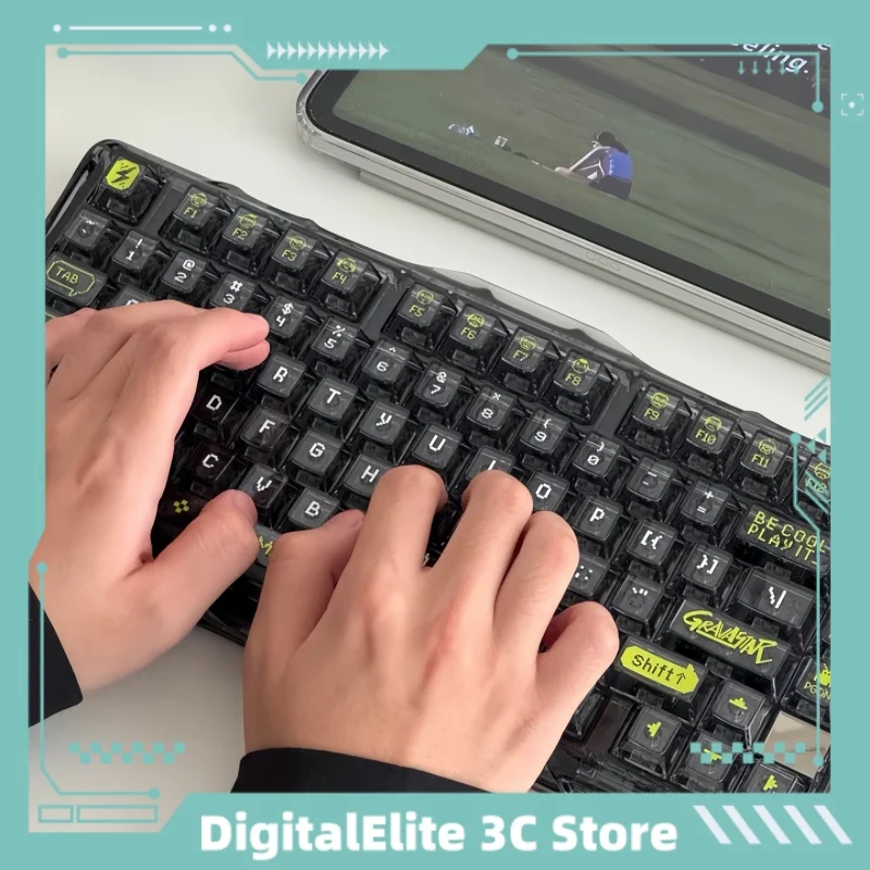 Новая механическая клавиатура Gravastar Cocoon Breaking 75k1 Pro трехрежимная индивидуальный