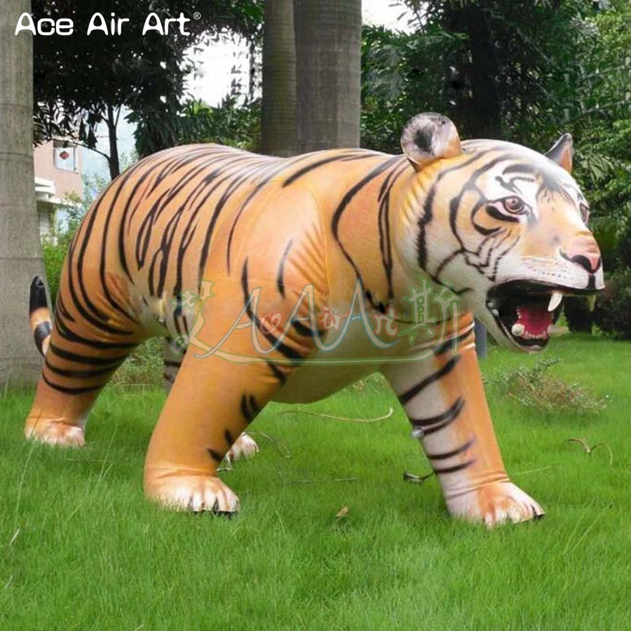 

Best Popular Outdoor Promotion Ballon Inflatable Tiger On The Lawn,Giant Inflatable Animal For Advertising On Sale